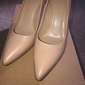 Coach leather pumps. Size 9.5